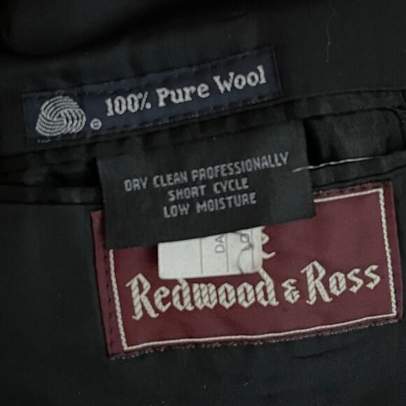 Vintage Burberrys Houndstooth Sport Coat Size 42 100% Wool Quiet Luxury Classic - Picture 11 of 16